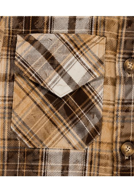 Camicia a quadri U+E' BY MISS GRANT | UEM0897NCAMMELLO